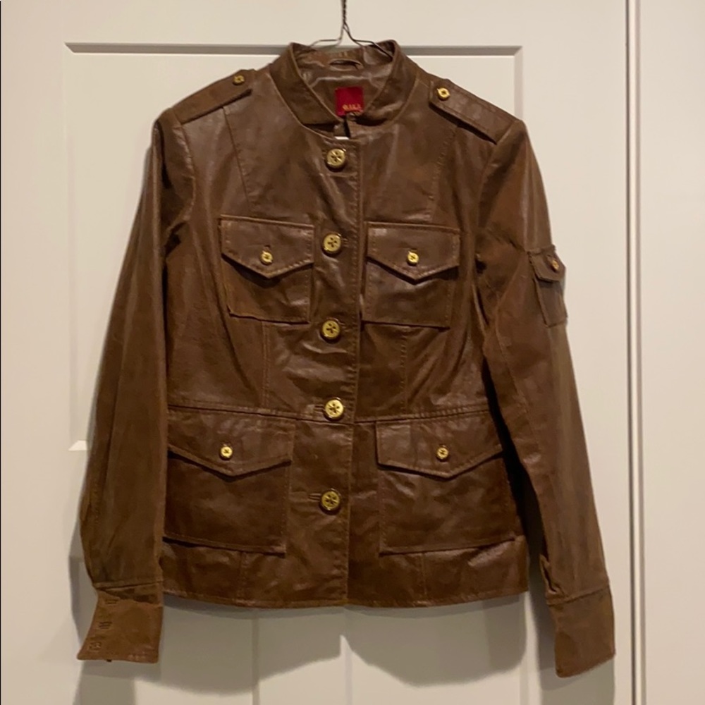 G.I.L.I. Brown leather coat